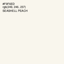 #F9F6ED - Seashell Peach Color Image